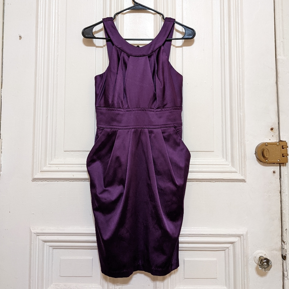 Gorgeous Purple Hour-glass Dreas